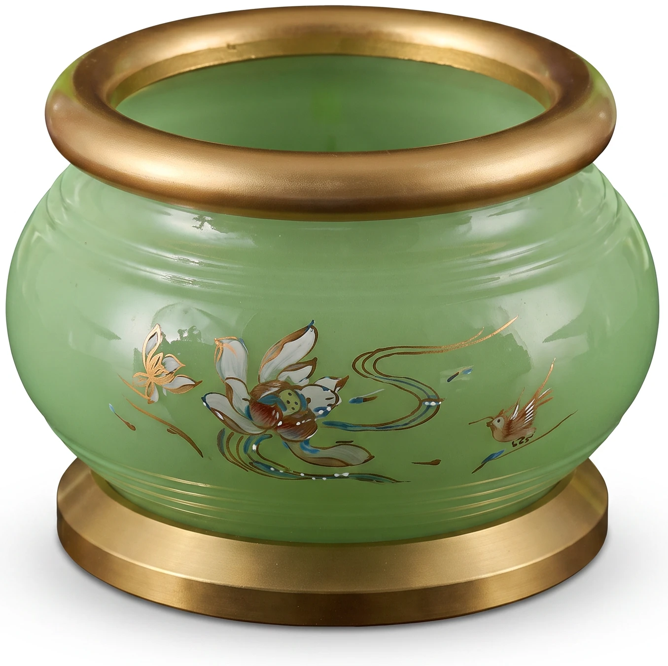 Bát nước men lục xanh