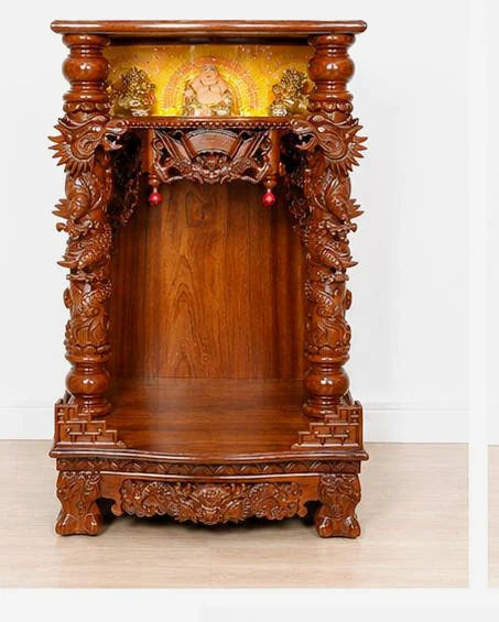 Tủ thờ chân quỳ rồng — mẫu 1 (shop)