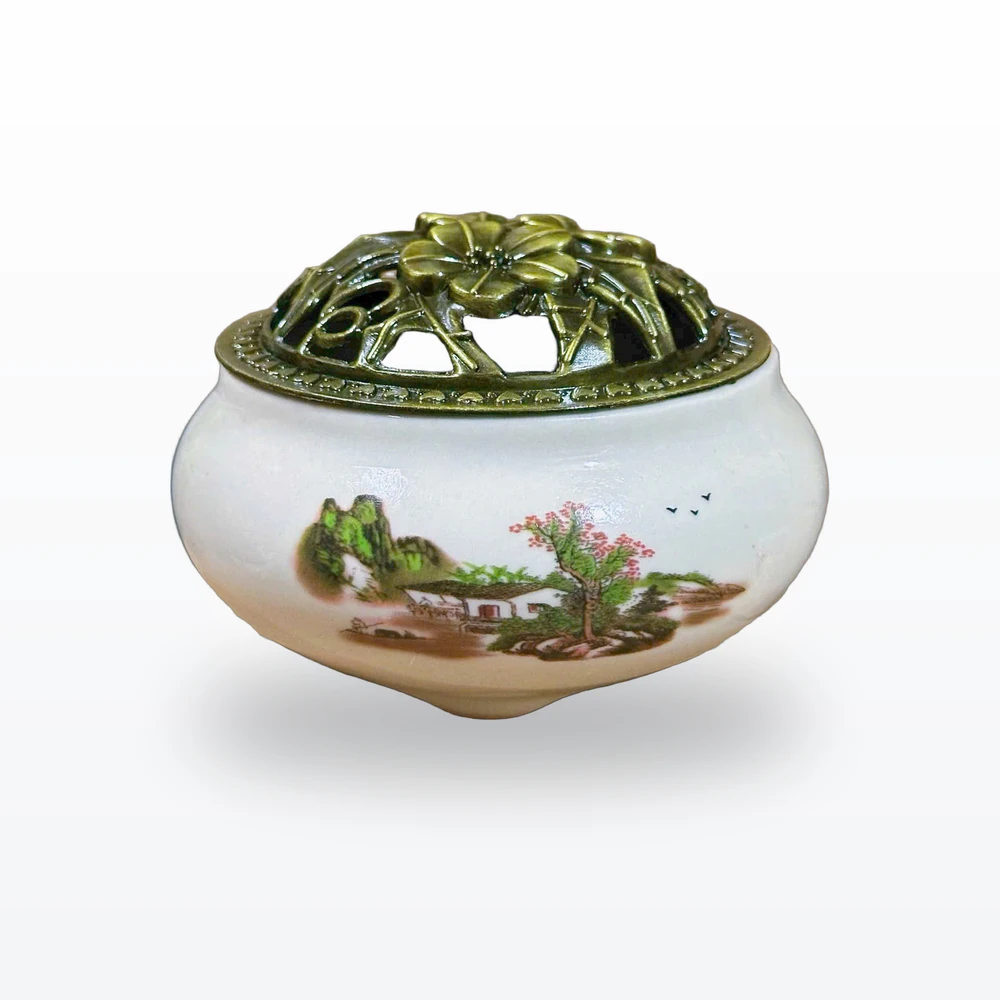 Lư xông trầm 6908 cảnh sơn thủy