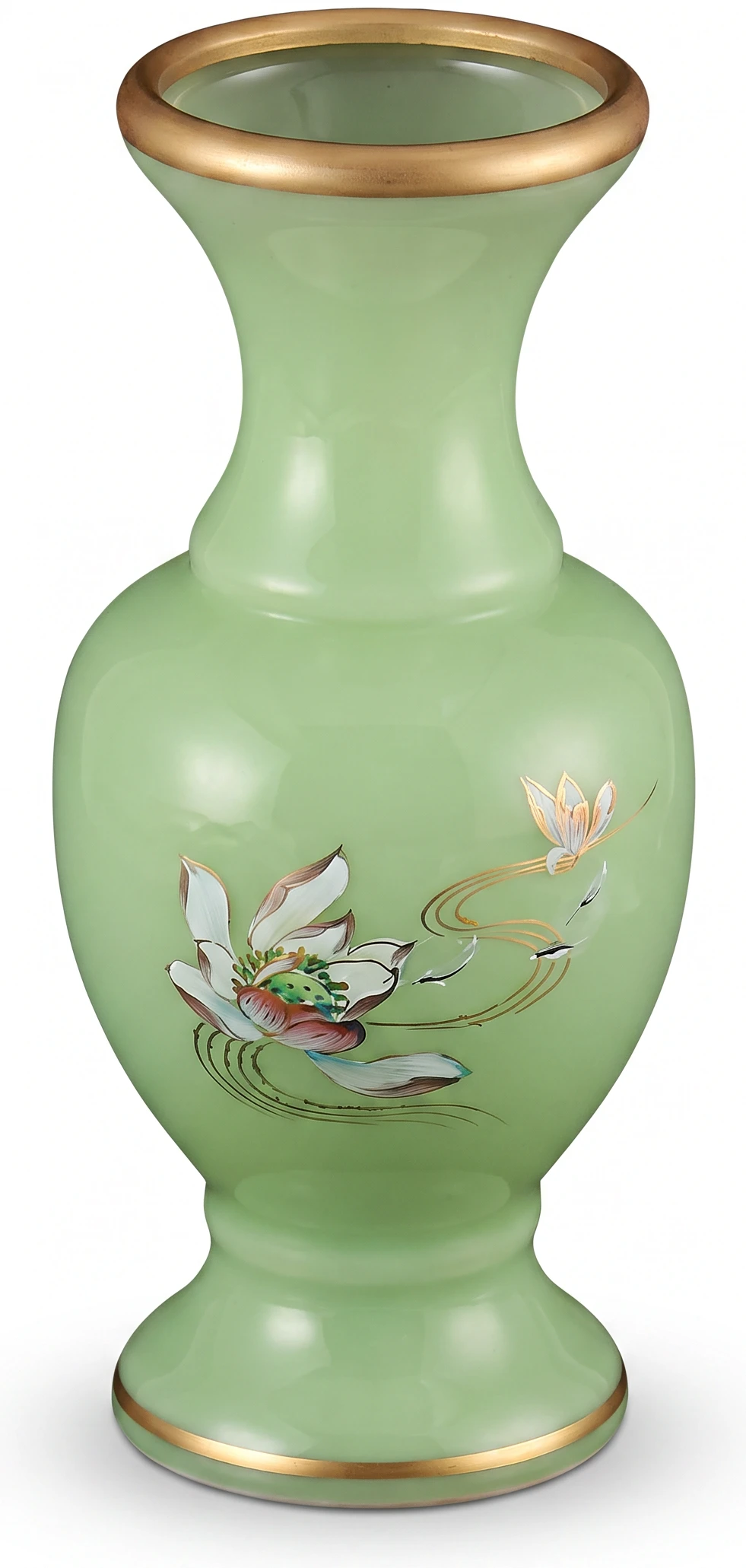 Lọ hoa men lục xanh