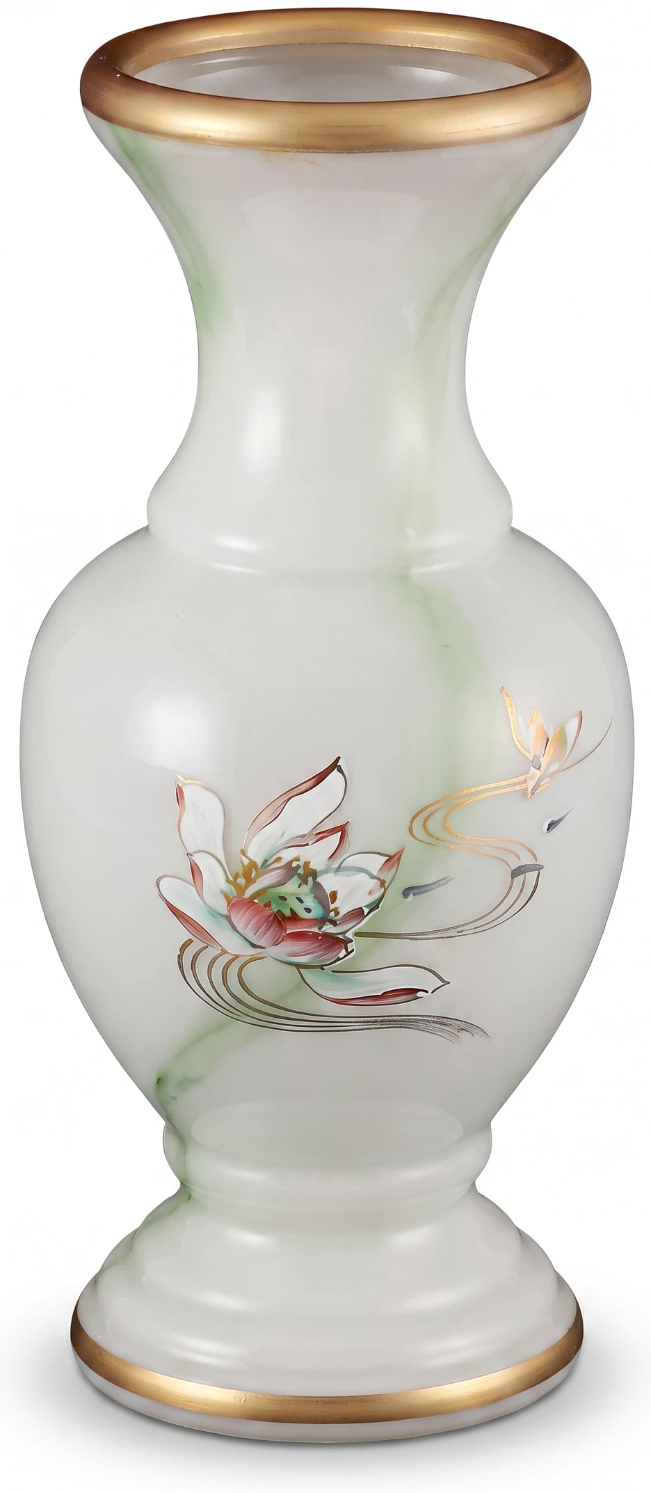 Lọ hoa men trắng ngọc